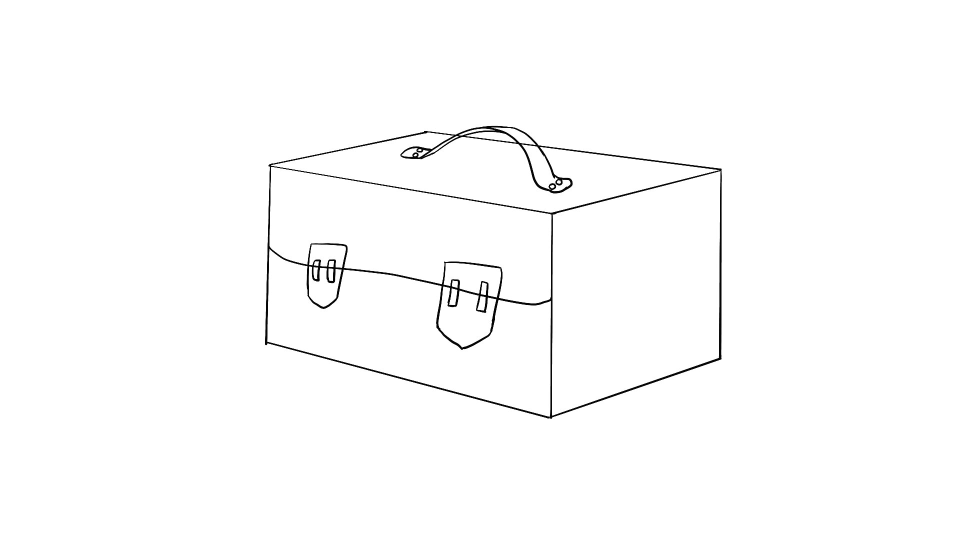 箱子最简单的画法图片