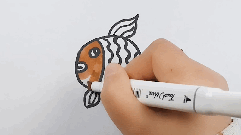 红鱼简笔画 红鱼简笔画怎么画