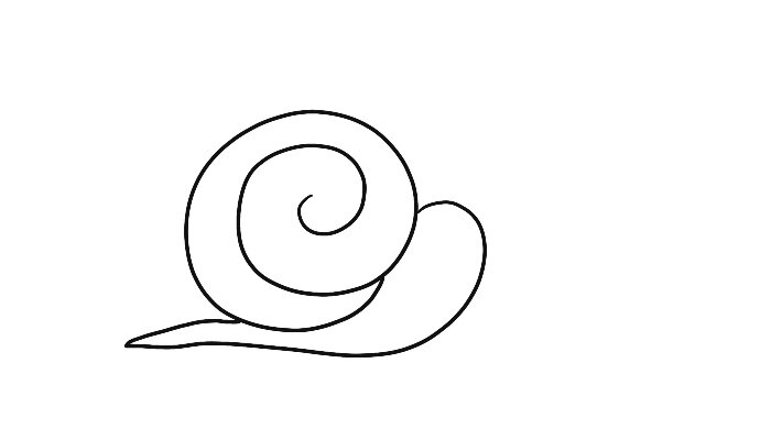 蜗壳单线图怎么画图片