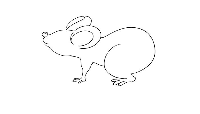 老鼠怎么画 可爱迪迦图片