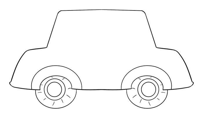 汽車簡筆畫卡通可愛 汽車簡筆畫卡通可愛怎麼畫