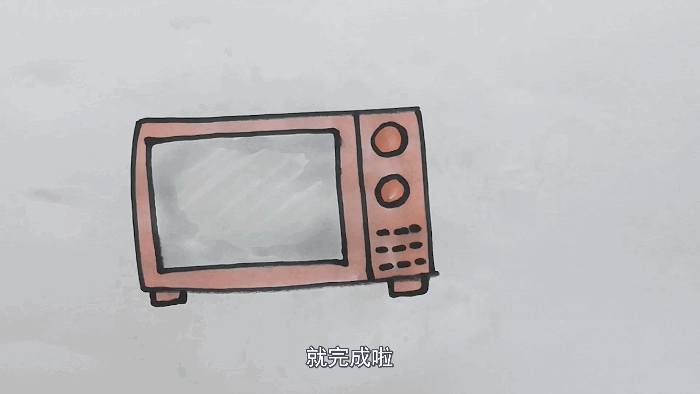 烤箱简笔画的高级画法 烤箱的简笔画怎么画高级